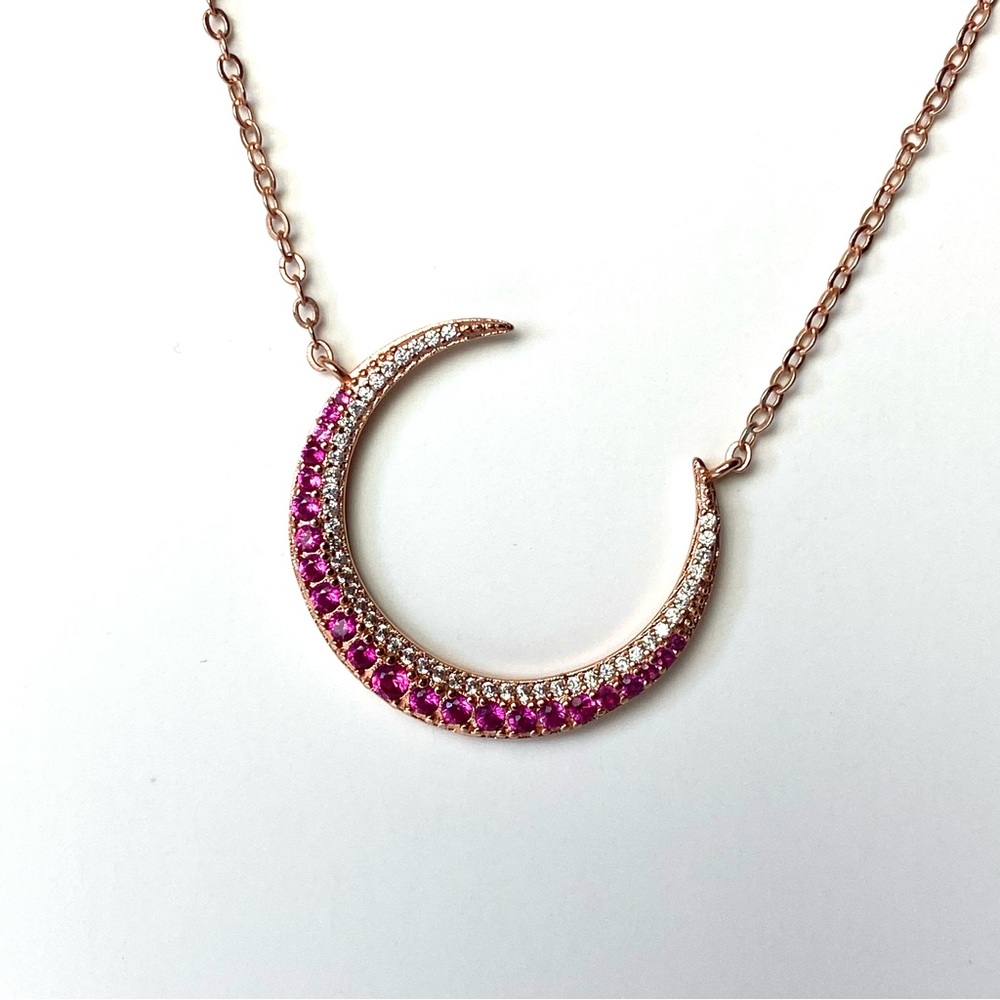 Moon stone necklace.